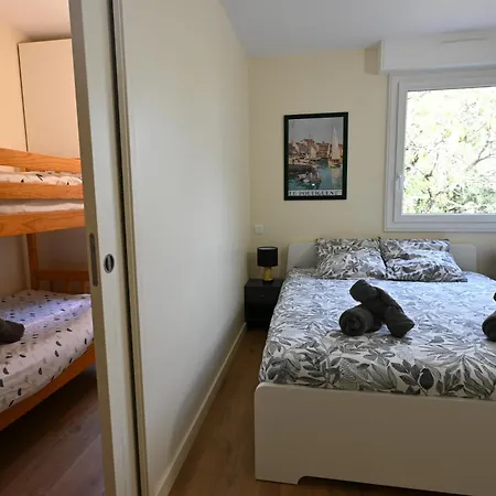 Le Navire-plage Du Nau-parc-residence Calme-garage アパート *