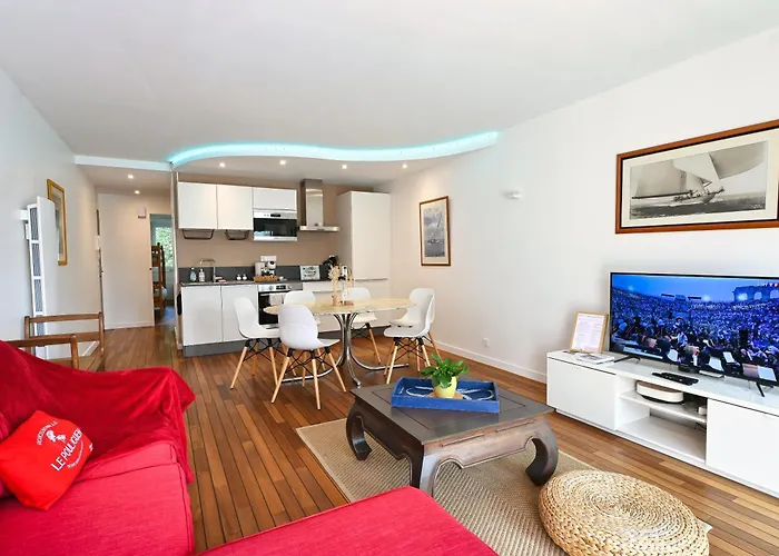 Apartmán Le Navire-plage Du Nau-parc-residence Calme-garage *